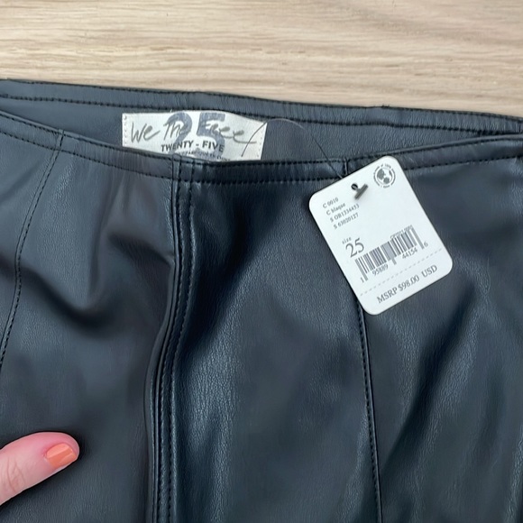 Free People Spitfire vegan leather pants - Picture 7 of 8